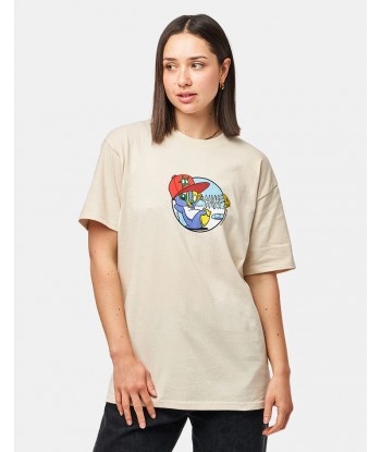 Polera HUF Deep Freeze Crema